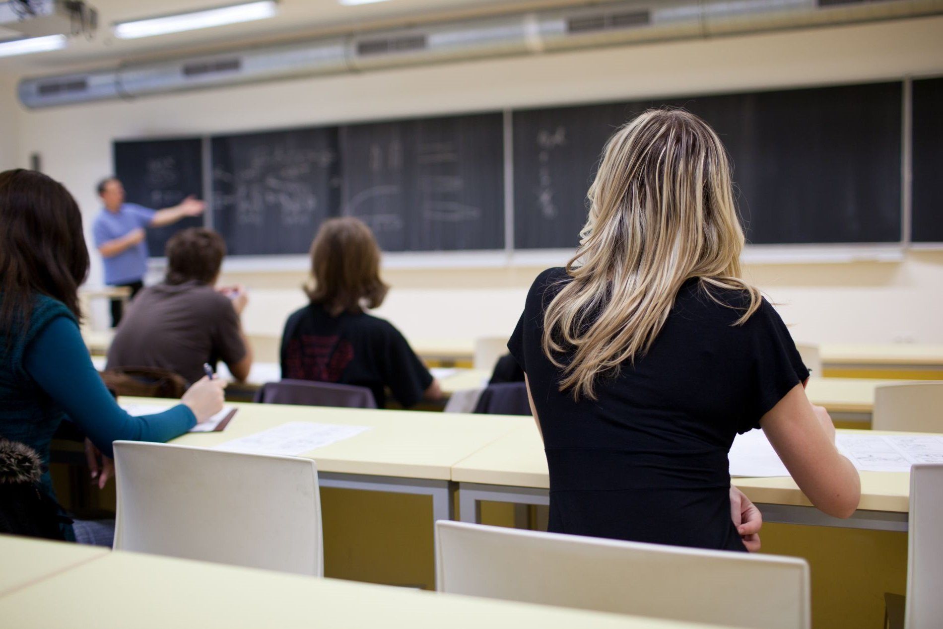 aula di un corso di lingua