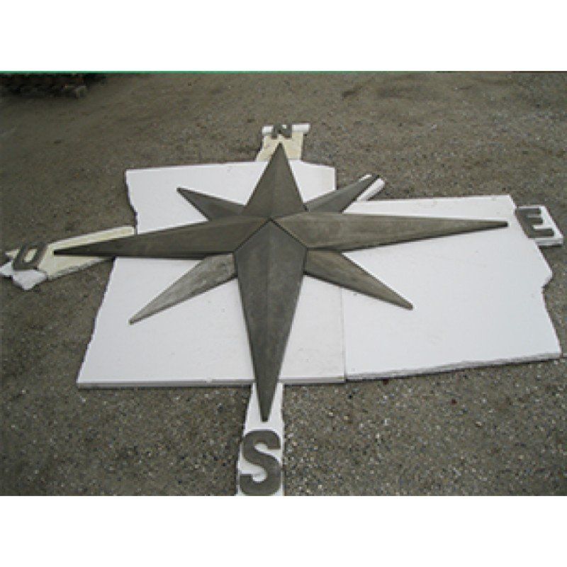 decorazione a rosa dei venti