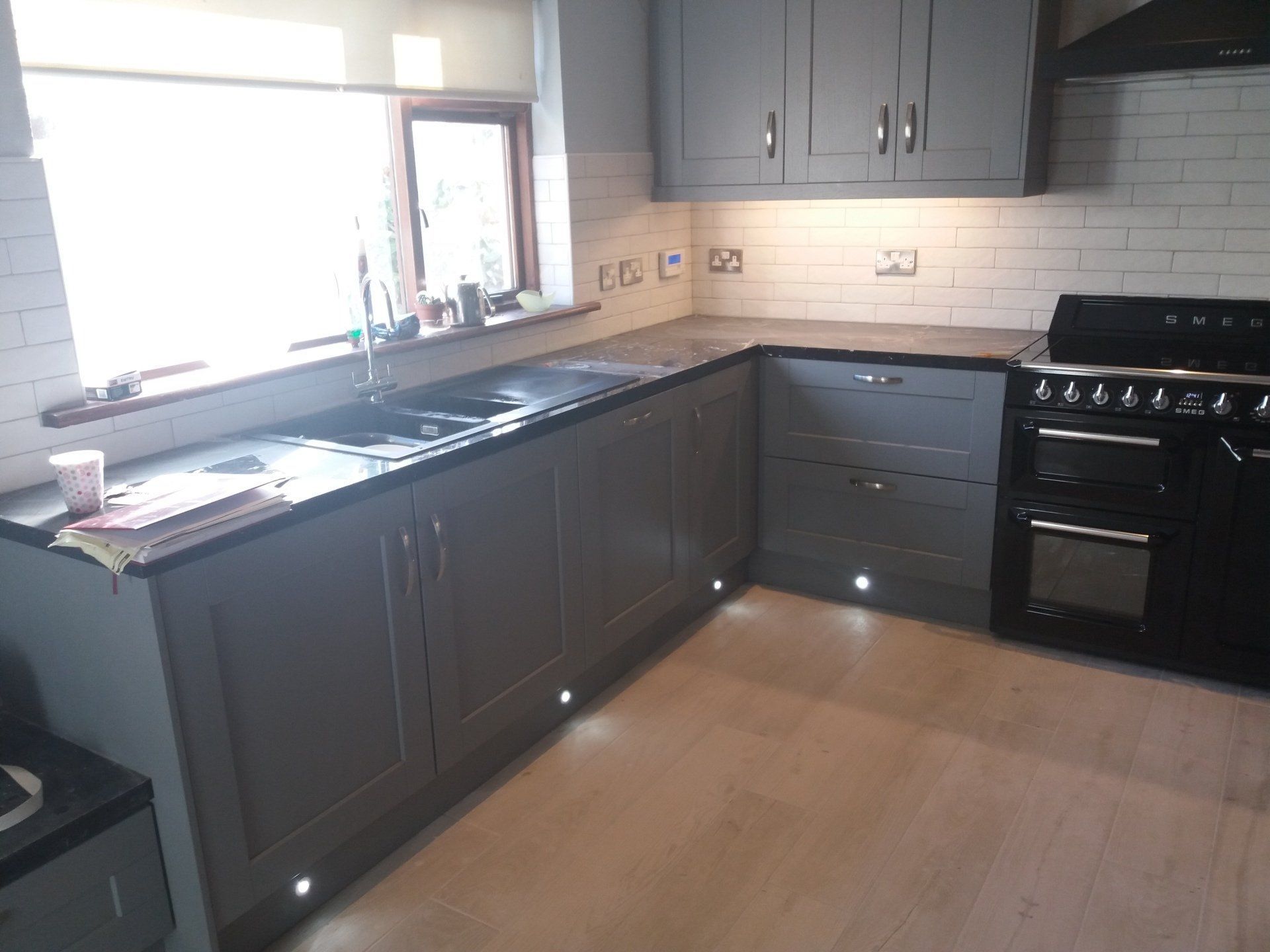 lights in kitchen kicker board