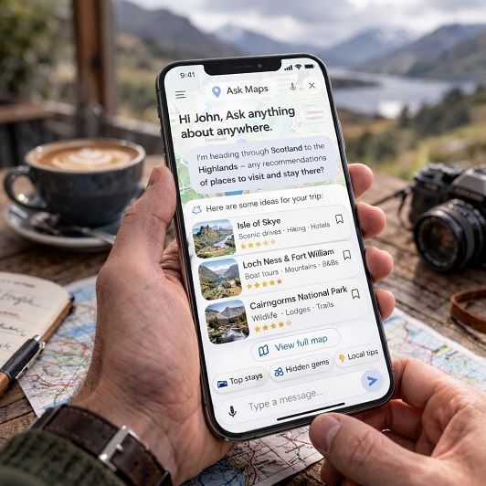 Tech Insight : Google Maps Introduces 'Ask Maps'