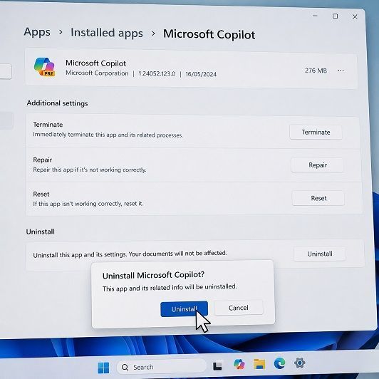 Tech News : Microsoft Makes Copilot Optional In Windows 11