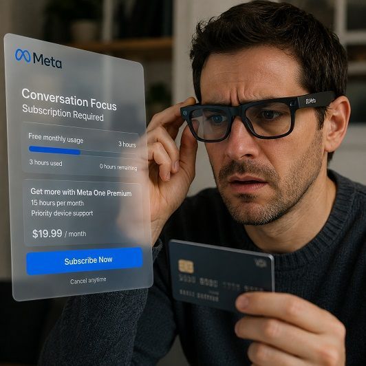 Tech News : Smart Glasses Feature Now Behind Paywall