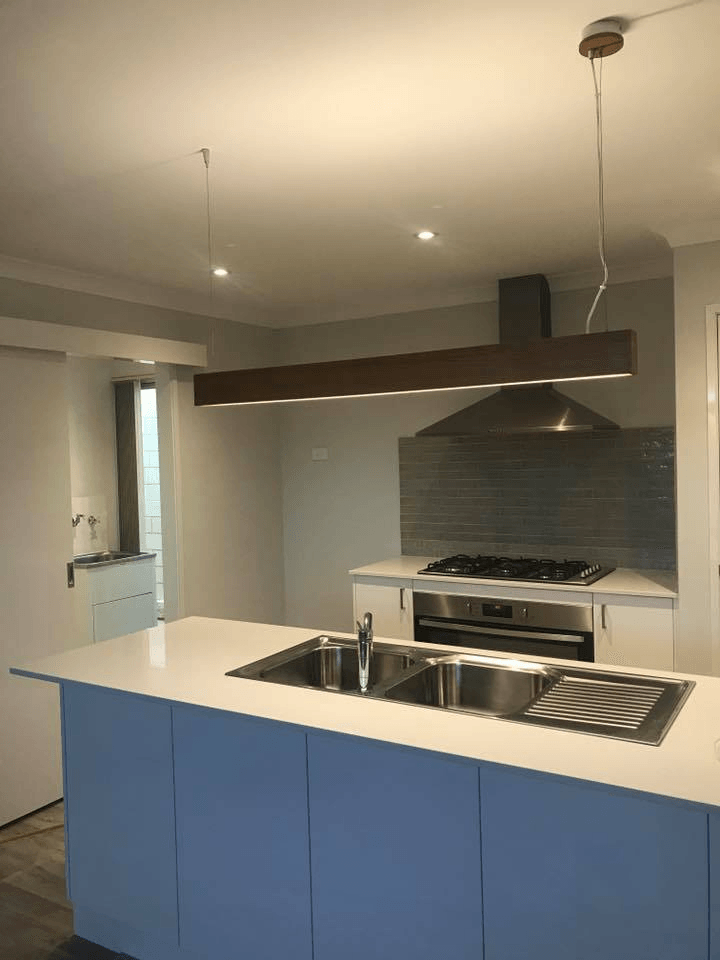 Decorative Interior lighting hanging from ceiling in Perth kitchen