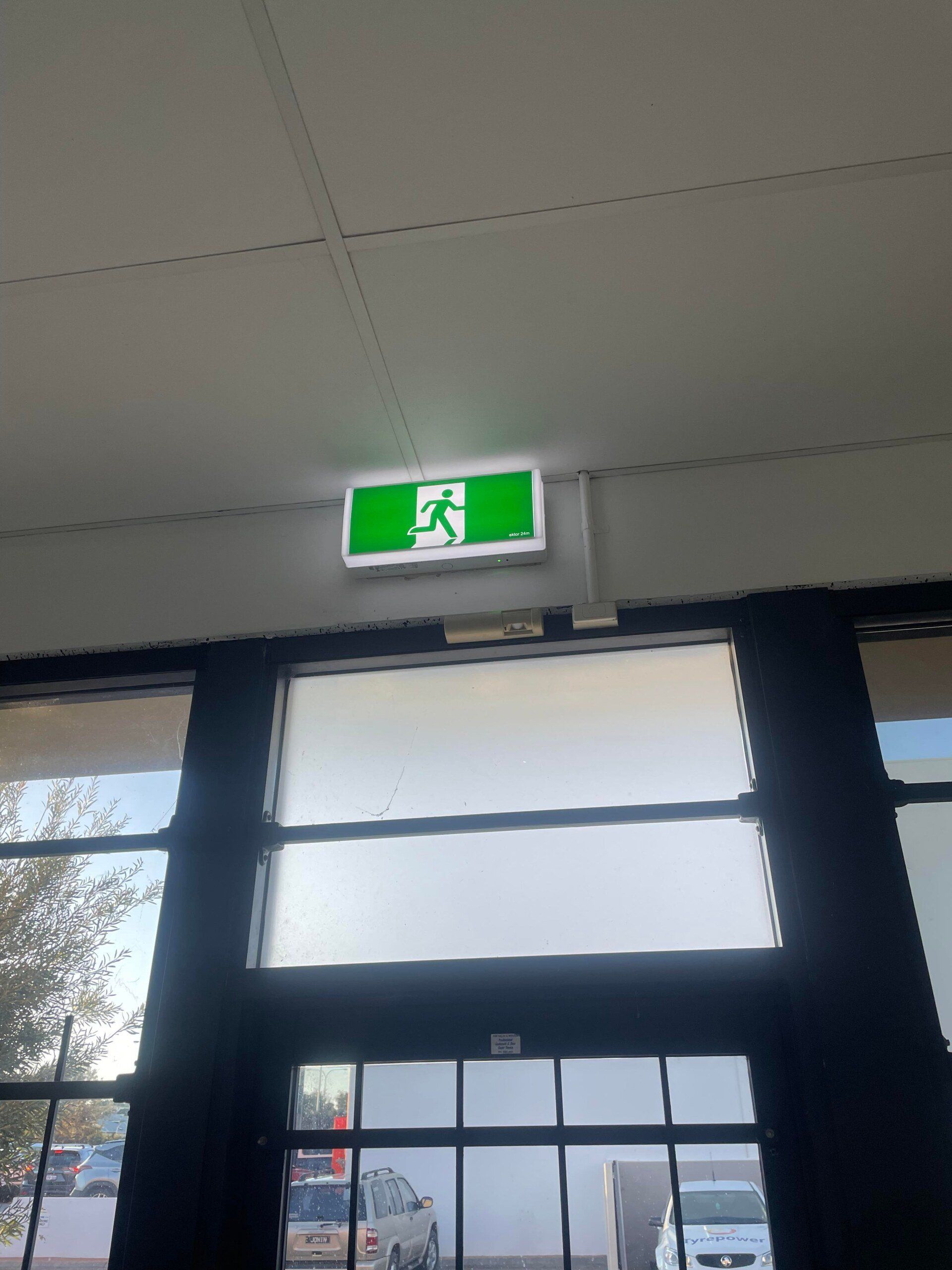 Emergency exit LED light