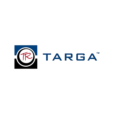 The targa logo is on a white background.