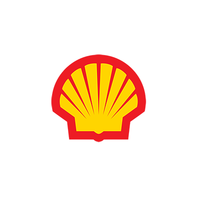 The shell logo is yellow and red on a white background.