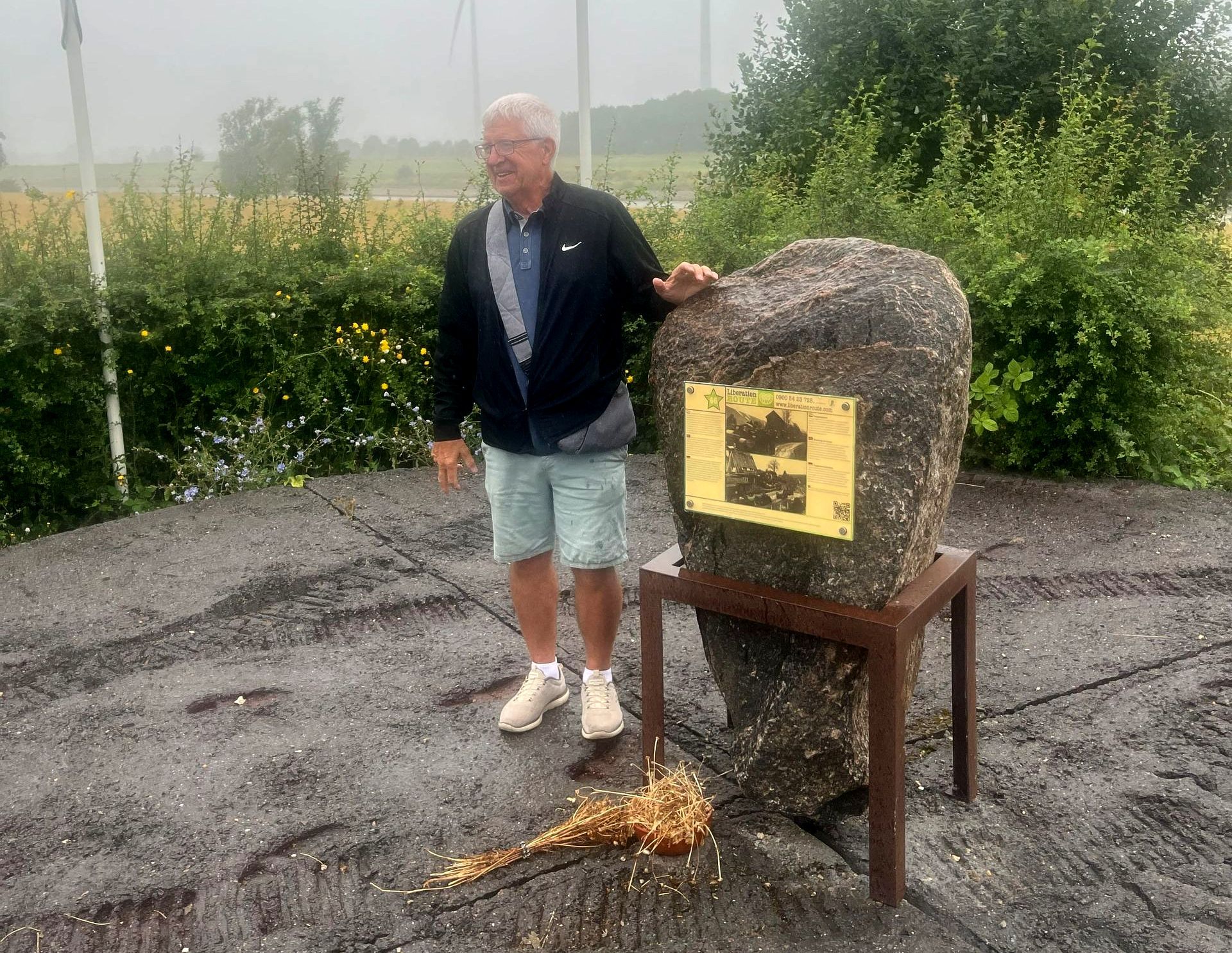Phil at the crossing of the Ijssel