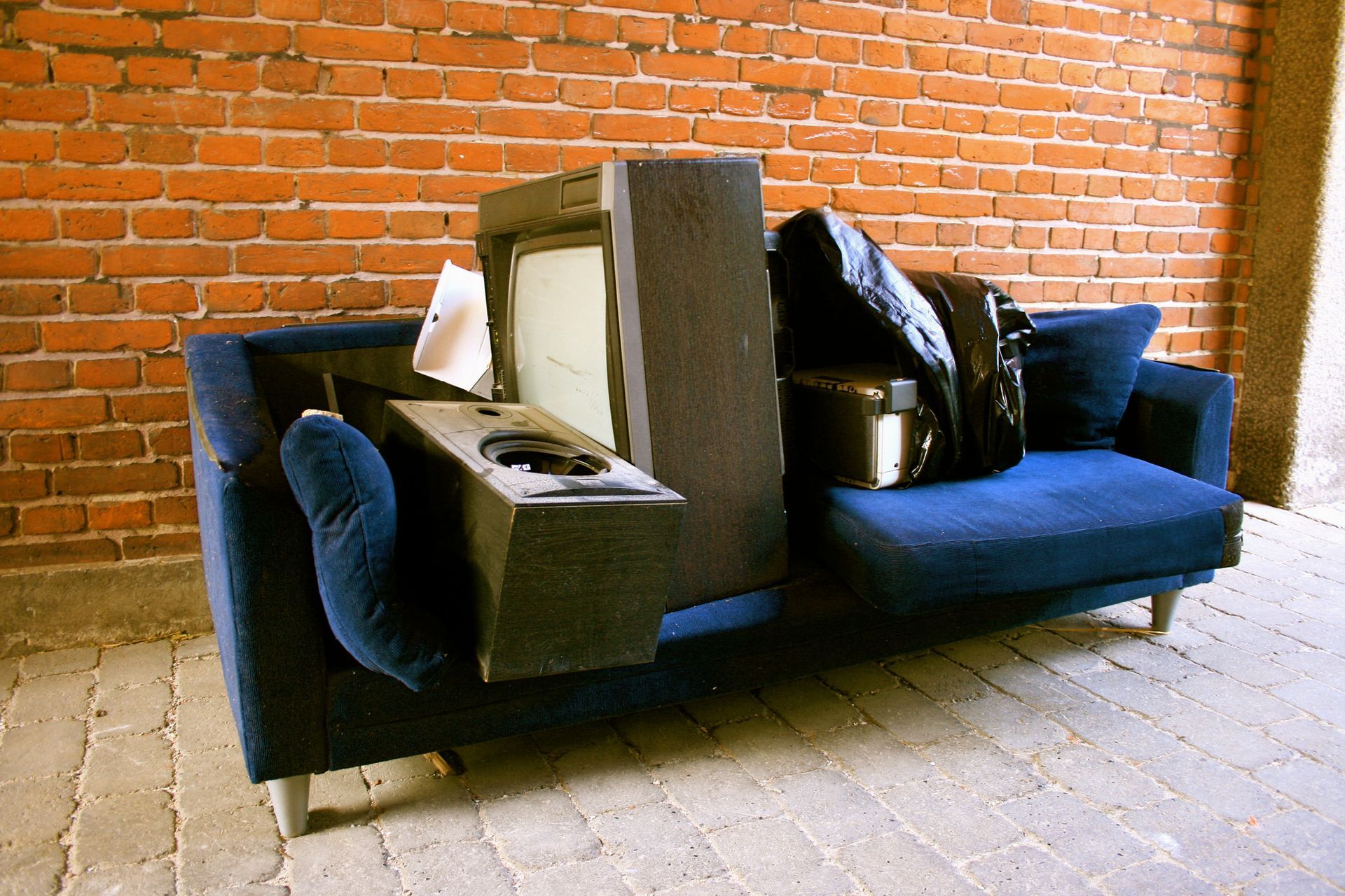 Furniture ready to be removed.