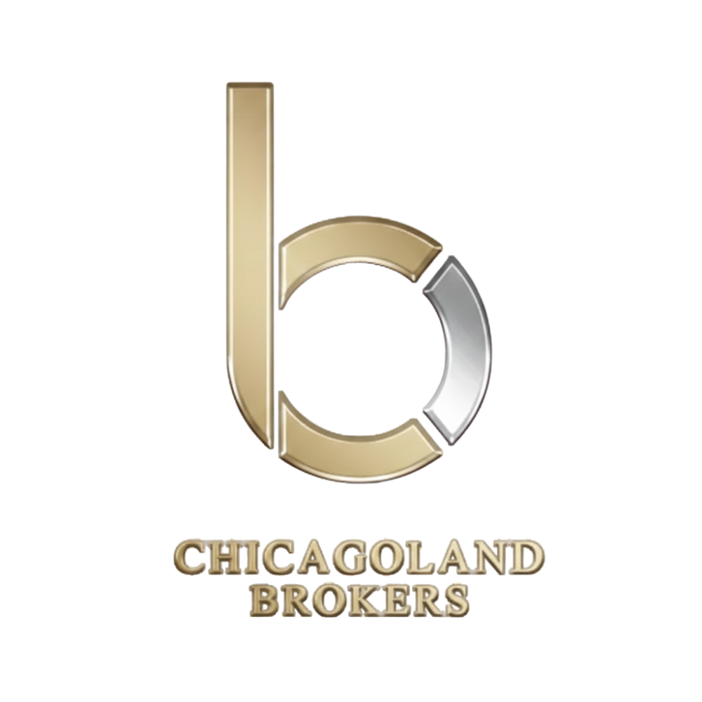 Logo for Chicagoland Brokers: gold
