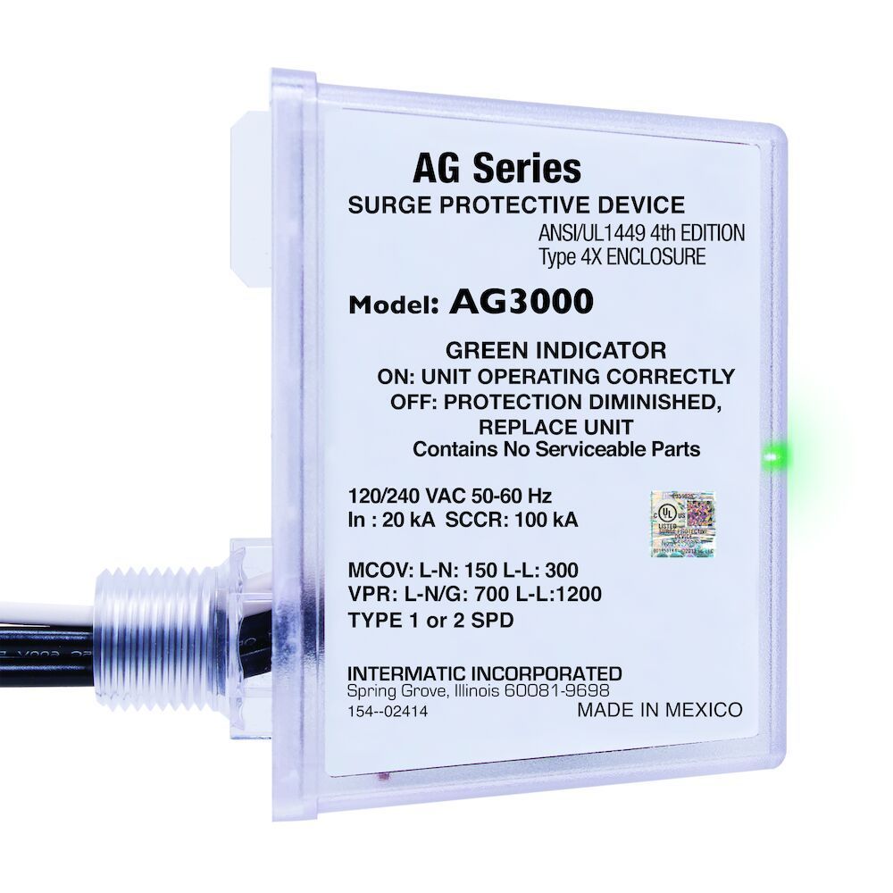AG3000 surge protector for HVAC system