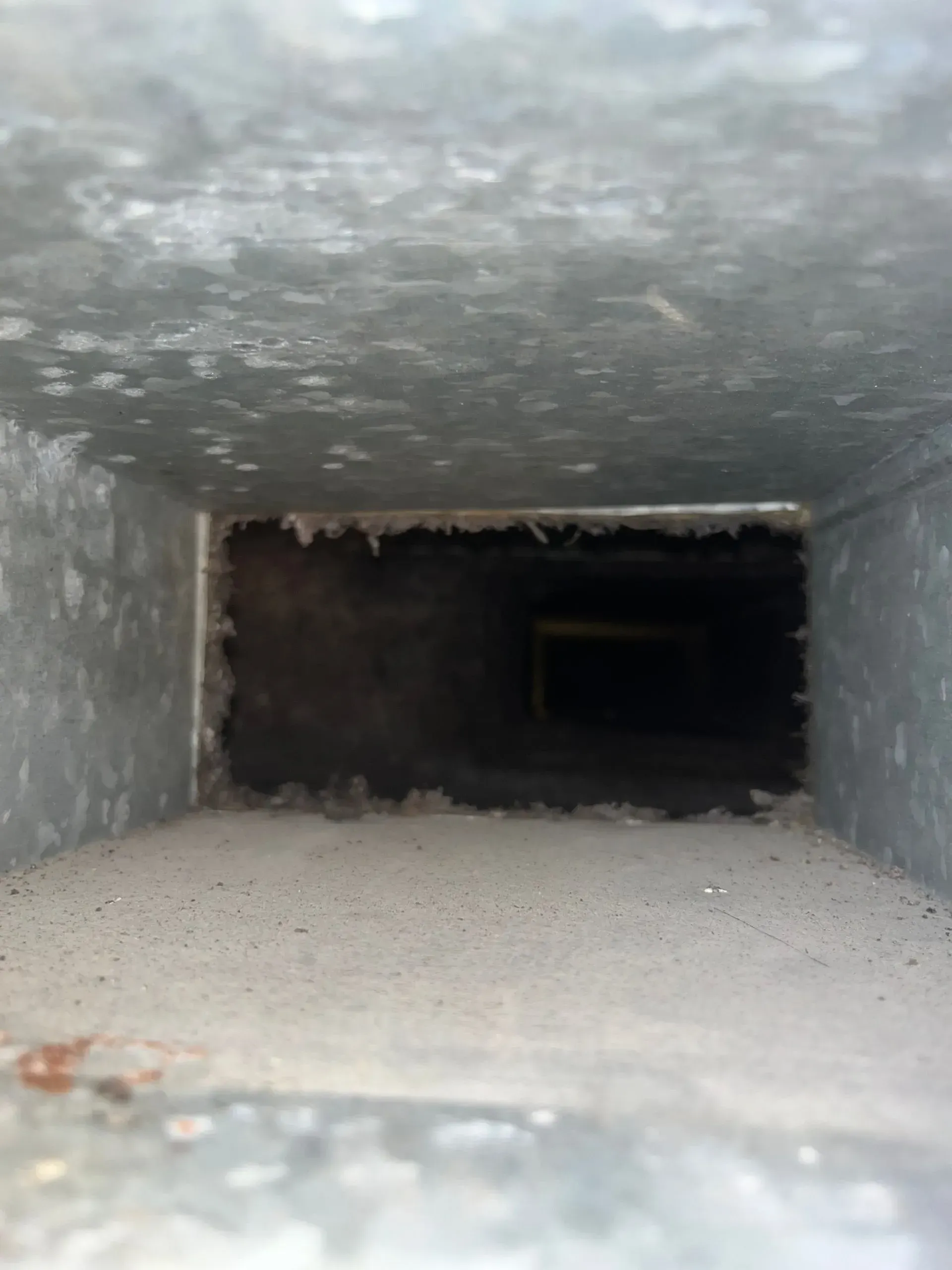 picture of dirty duct work