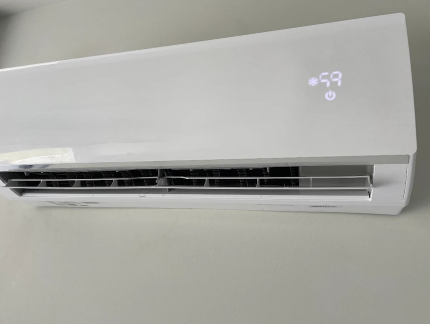 Mitsubishi mini-split indoor unit installed by CTC