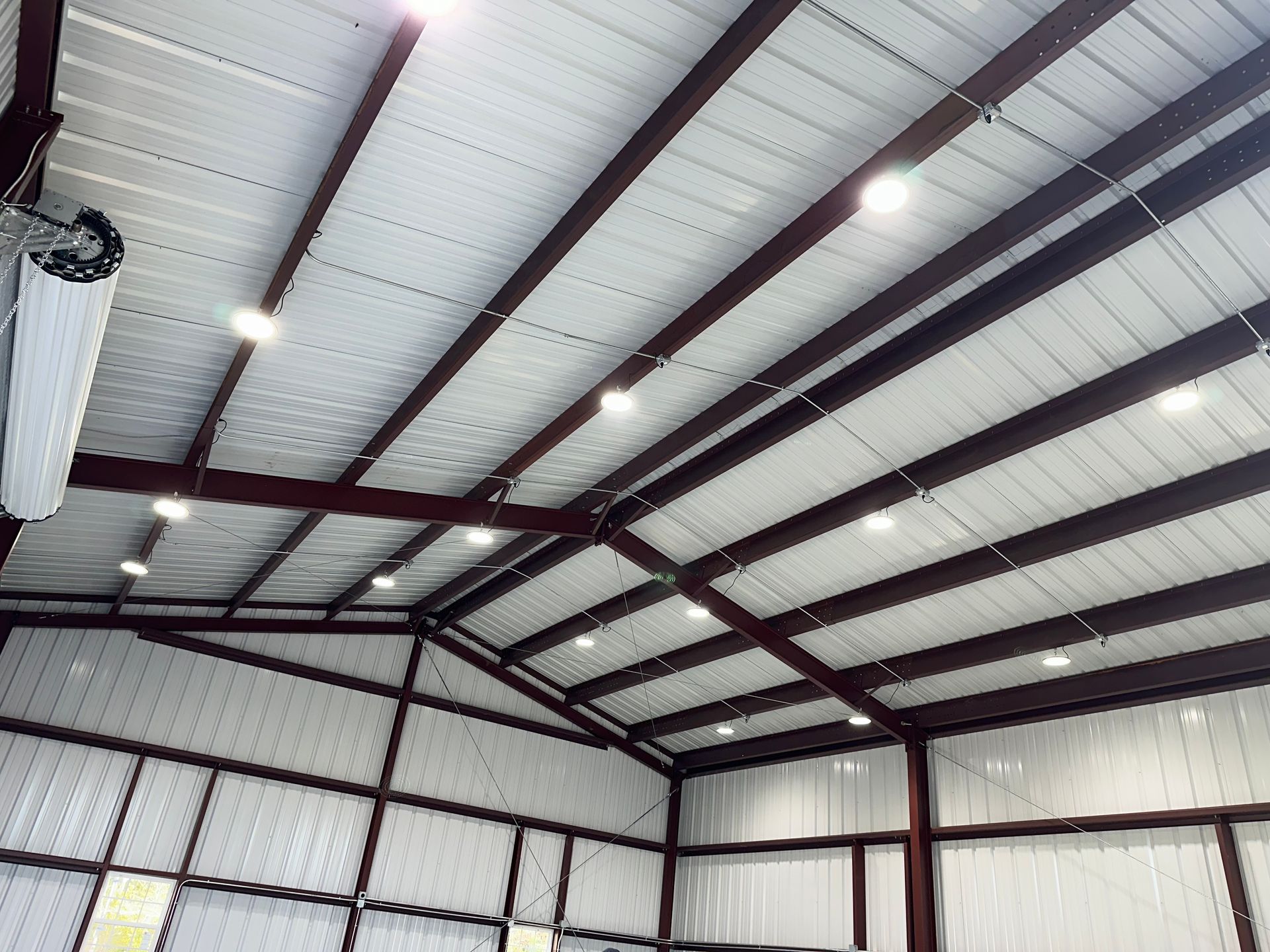 Garage interior lighting installed by CTC