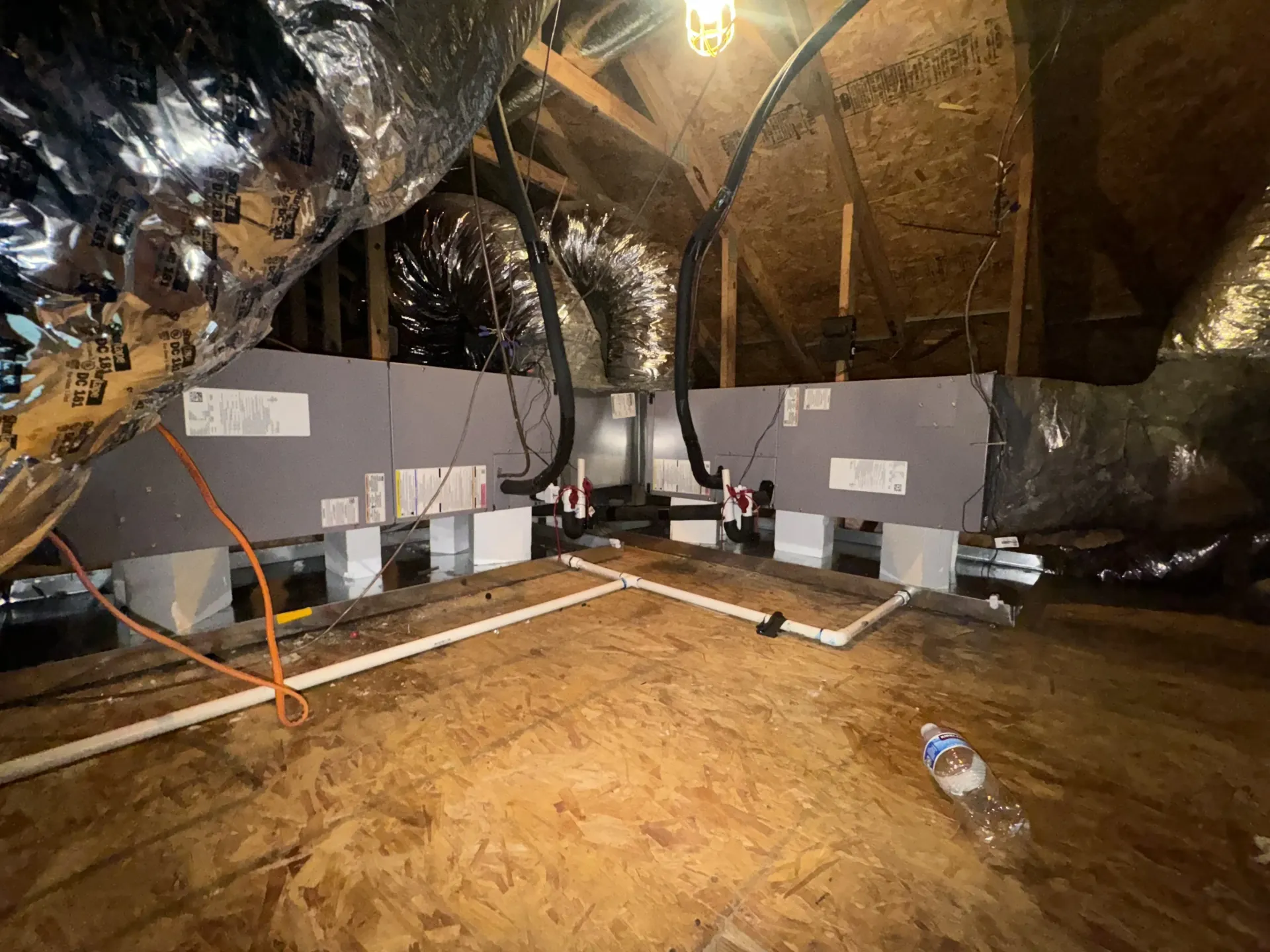 Tempstar indoor unit installed in an attic by CTC