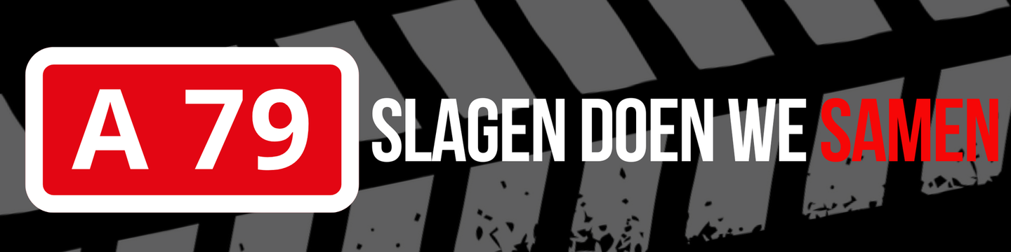 Bord A79 met de tekst 