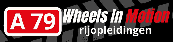 Logo met een rood A79-wegwijzerbord, 