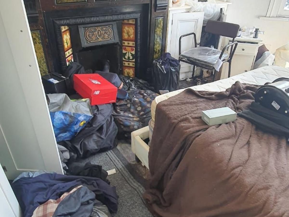 Items in a house needing clearing following a bereavement in Cardiff