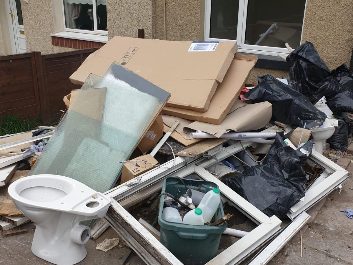 Before a House Clearance in Mynachdy, Cardiff