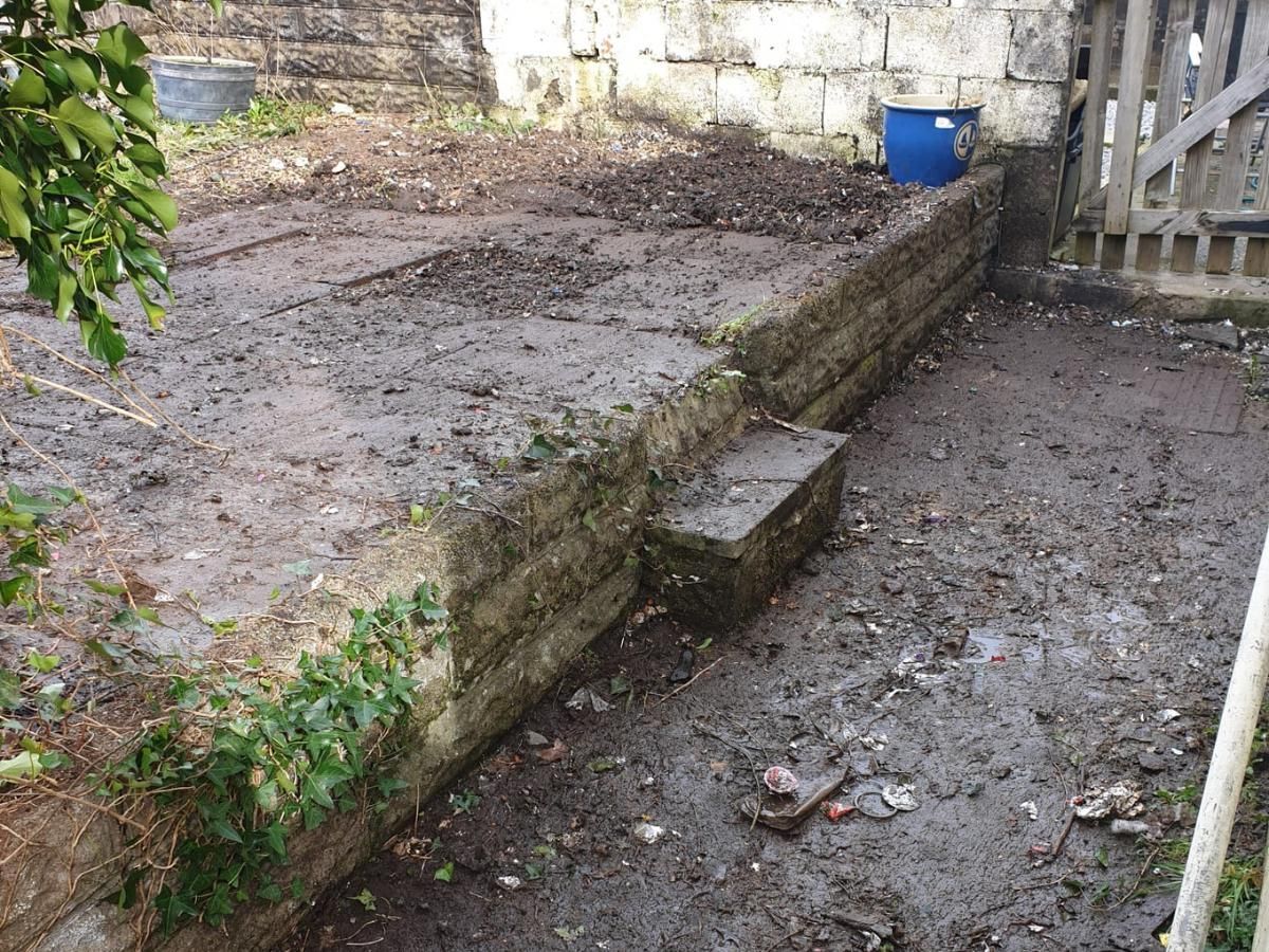 Garden Cleared of all rubbish