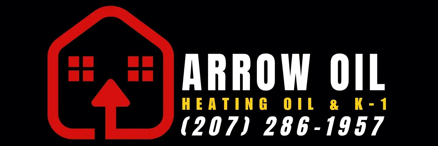 The logo for arrow oil heating oil and k-1