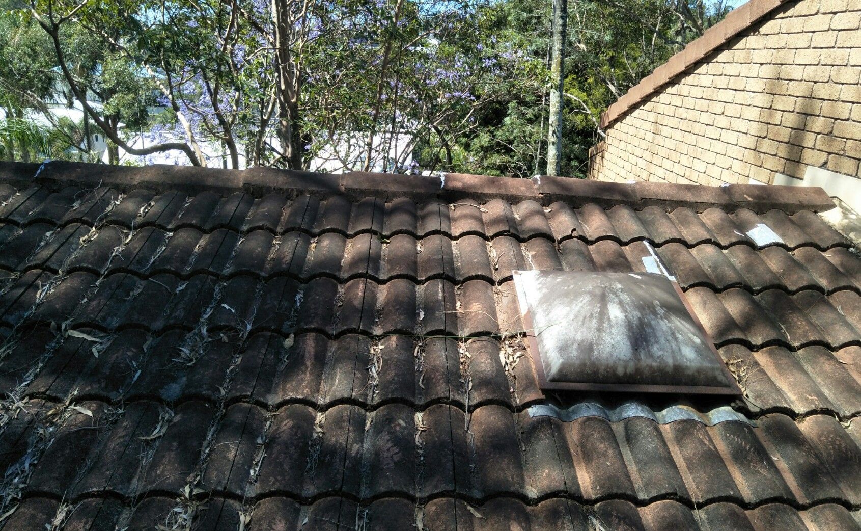 Dirty Roof — Kippa-Ring QLD — Redcliffe Skylights & Norm Hogg Sheet Metals