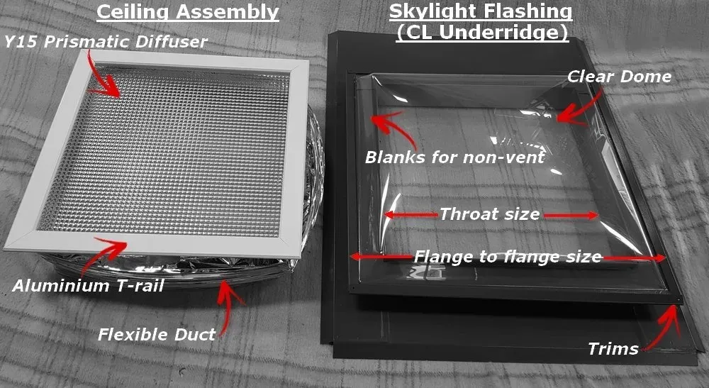 Skylight Flashing (CL Underridge) — Kippa-Ring QLD — Redcliffe Skylights & Norm Hogg Sheet Metals