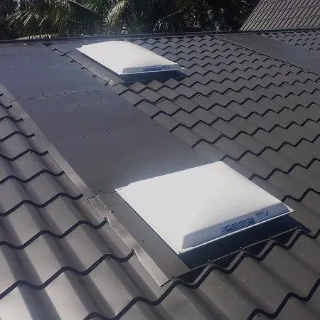 Example of Altered ETS (Metal Tile) — Kippa-Ring QLD — Redcliffe Skylights & Norm Hogg Sheet Metals