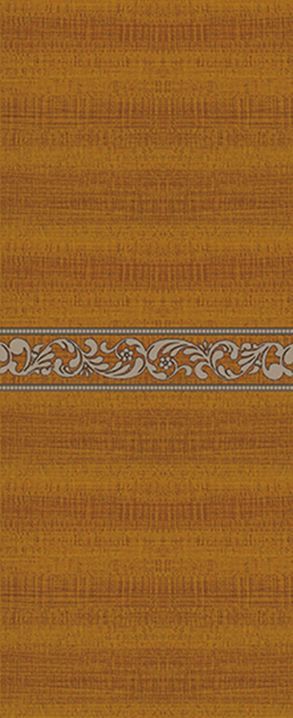 帶有邊框的圖案棕色木門特寫