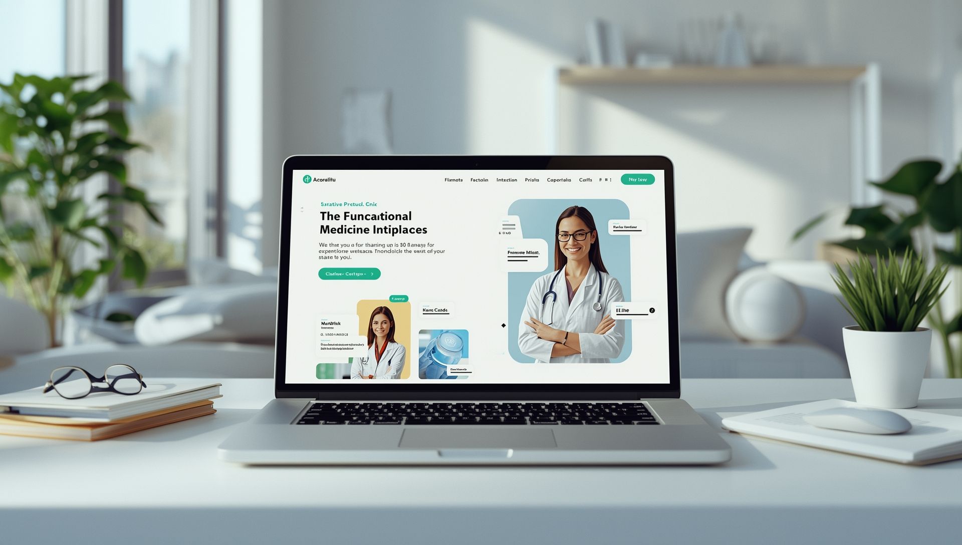 Functional medicine clinic showing a modern digital presence that builds trust and credibility