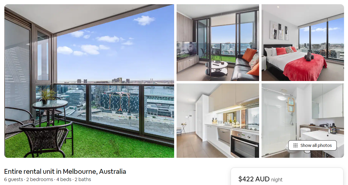 mua bat dong san Úc đầu tư melbourne đầu tư nhà ở căn hộ airbnb úc sinh lời cao