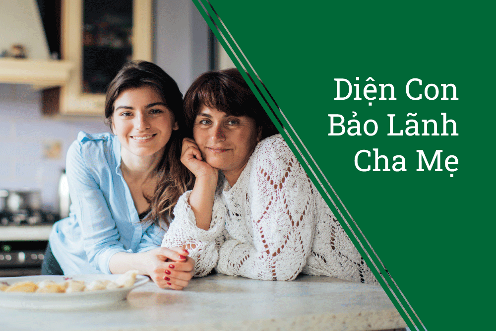 Visa diện con bản lãnh cha mẹ