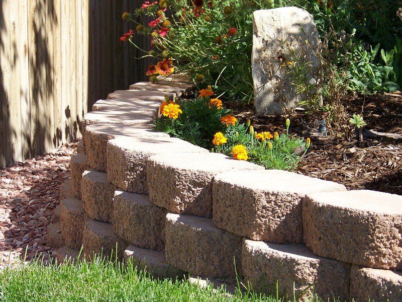 Front Yard Retaining Walls — Colorado Springs, CO — Green Thumb Commercial Grounds Maintenance Inc.