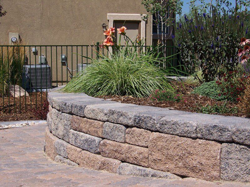 Modern Retaining Walls — Colorado Springs, CO — Green Thumb Commercial Grounds Maintenance Inc.