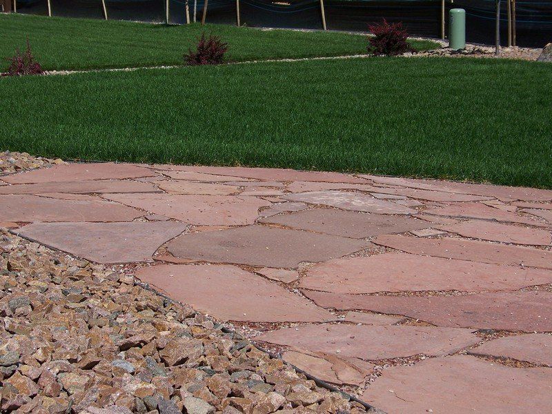 Lawn with Pavement — Colorado Springs, CO — Green Thumb Commercial Grounds Maintenance Inc.
