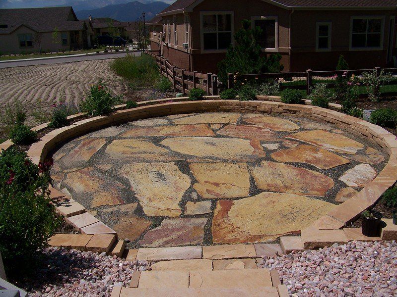 Stone Patio — Colorado Springs, CO — Green Thumb Commercial Grounds Maintenance Inc.