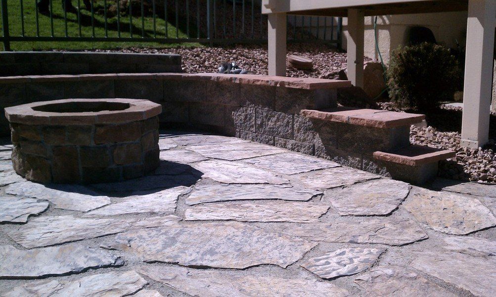 Natural Stone Pavers — Colorado Springs, CO — Green Thumb Commercial Grounds Maintenance Inc.