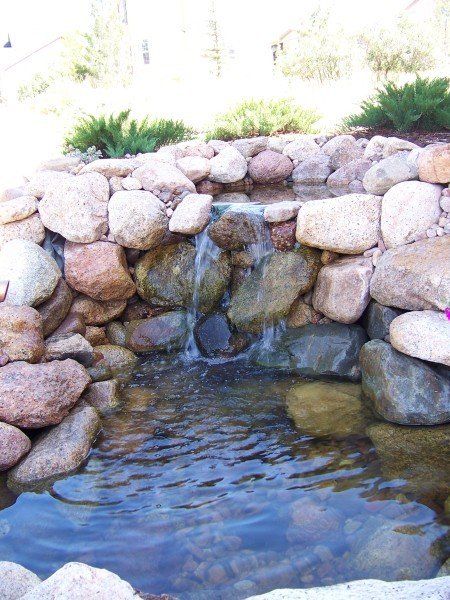 Patio Pond Fountain — Colorado Springs, CO — Green Thumb Commercial Grounds Maintenance Inc.