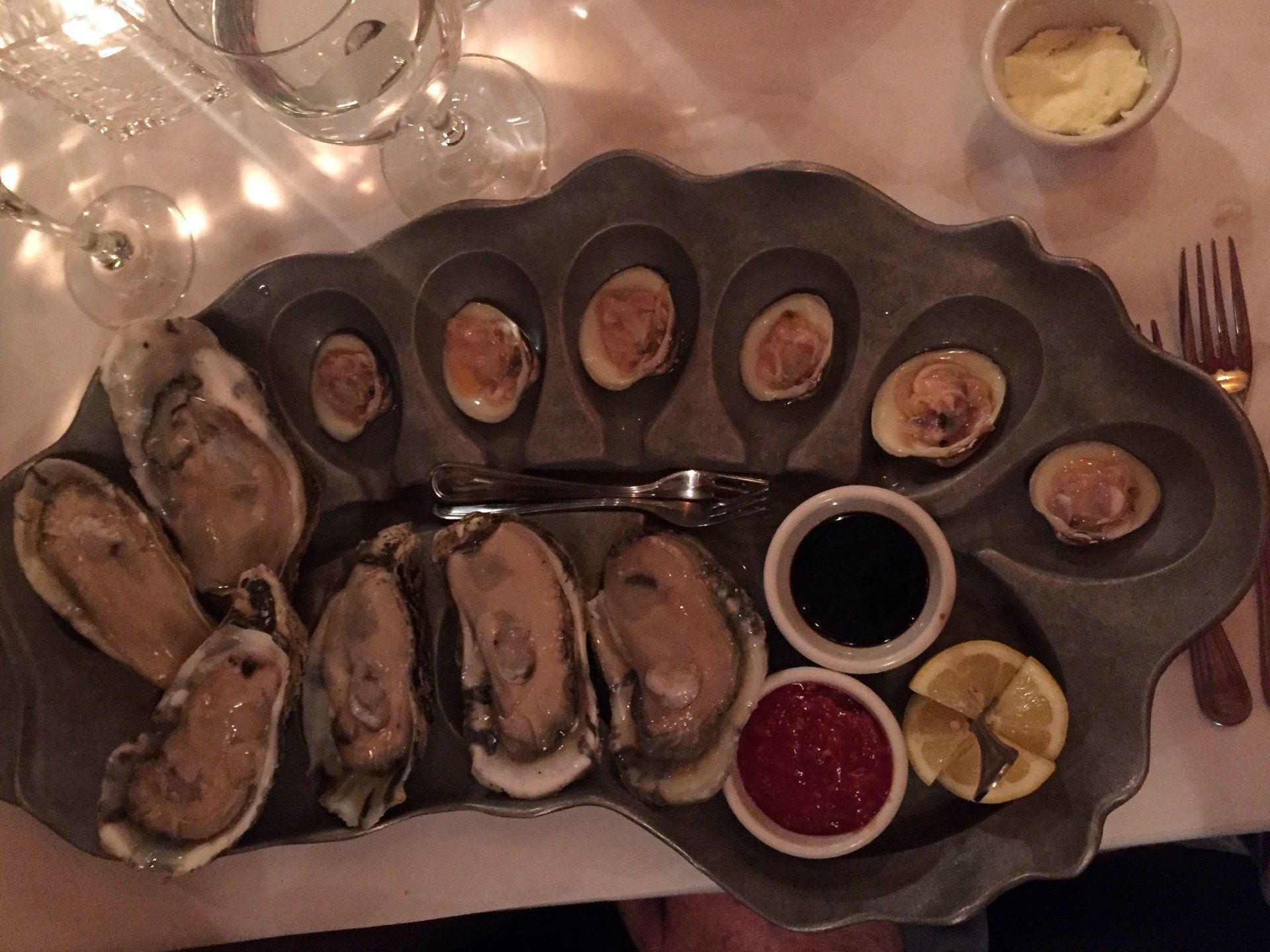 Oysters and Clams on the Half Shell