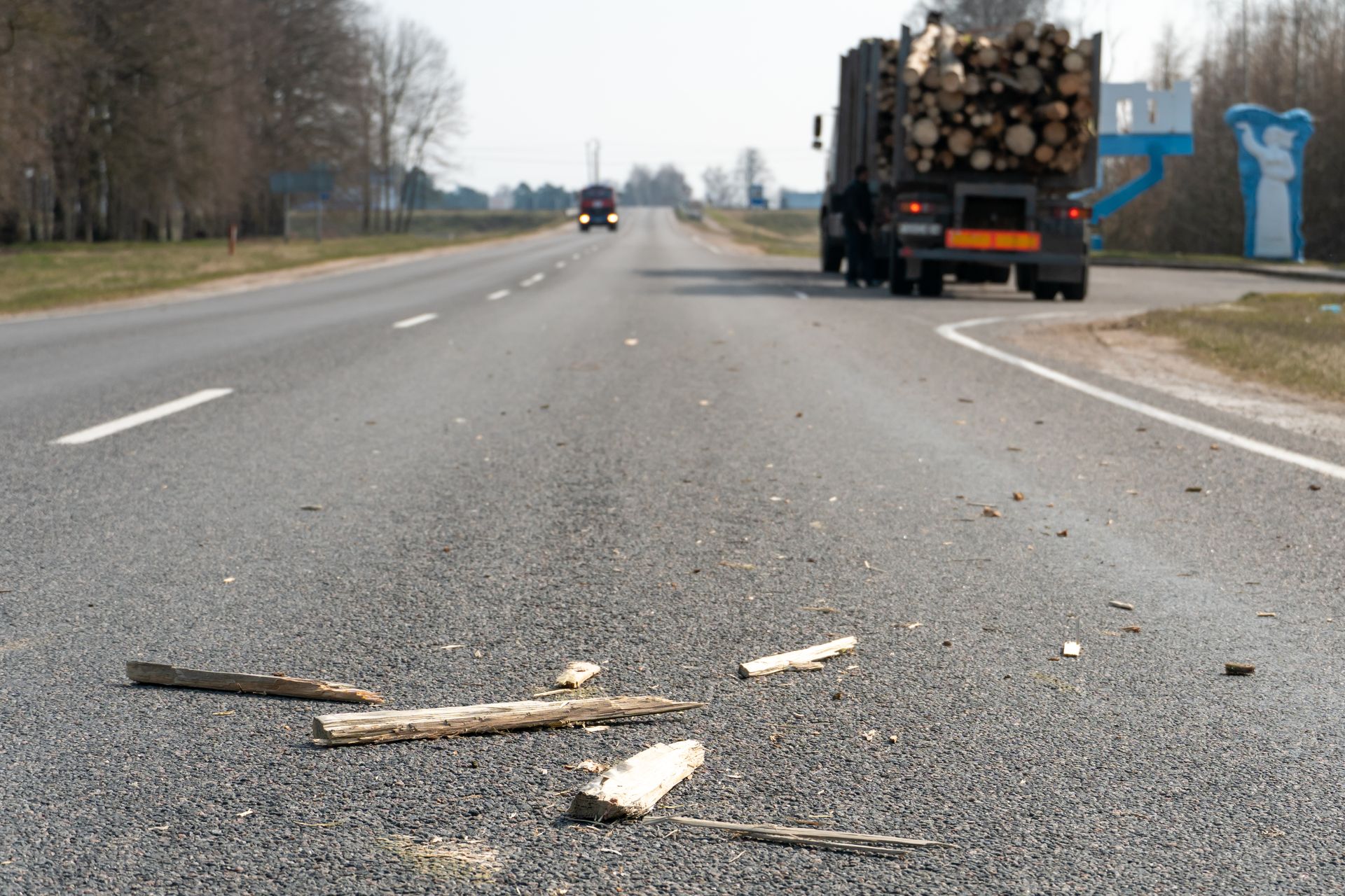 Debris on Road - Blameless accidents