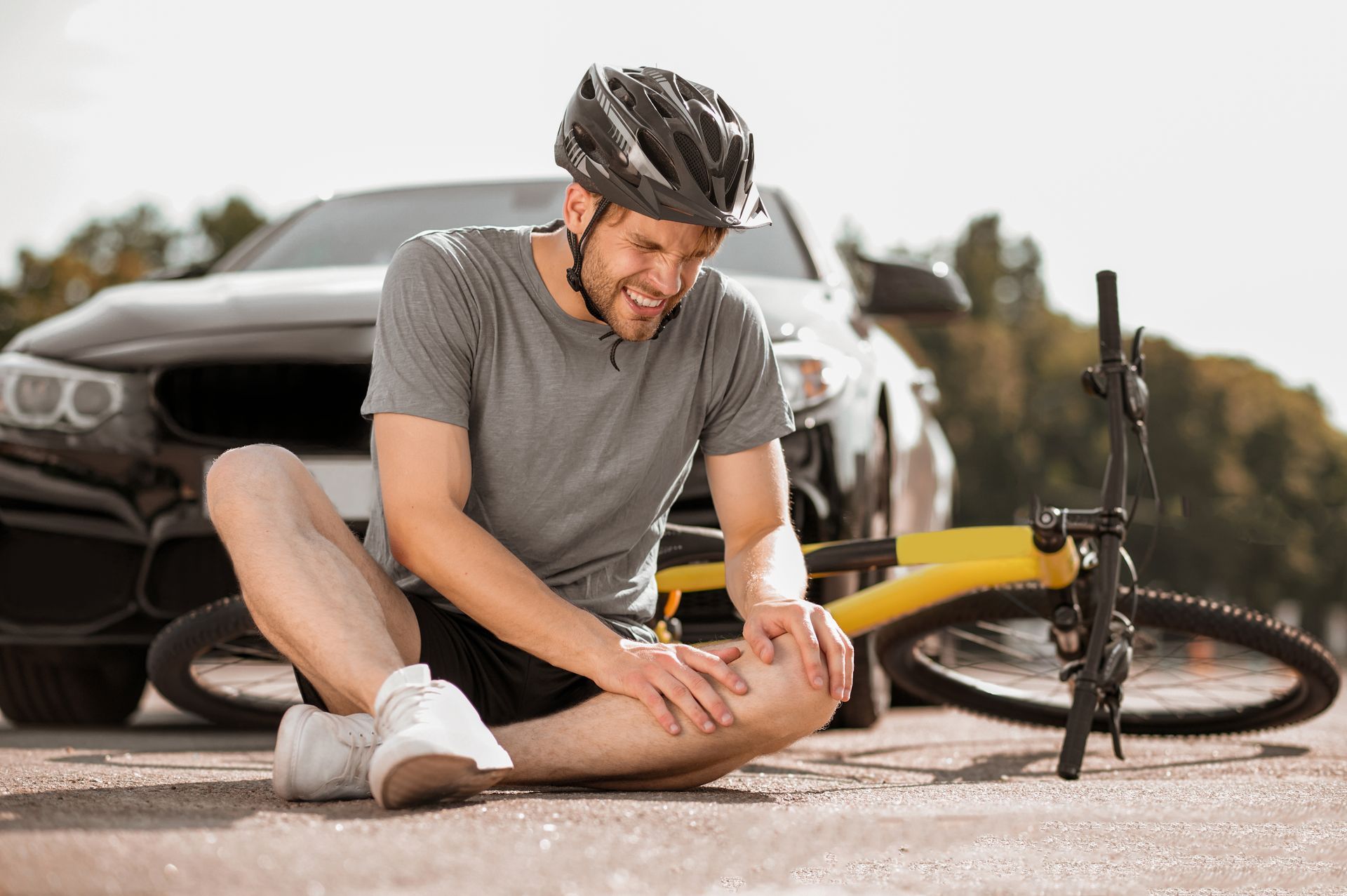 Injured Cyclist in a Motor Vehicle Accident