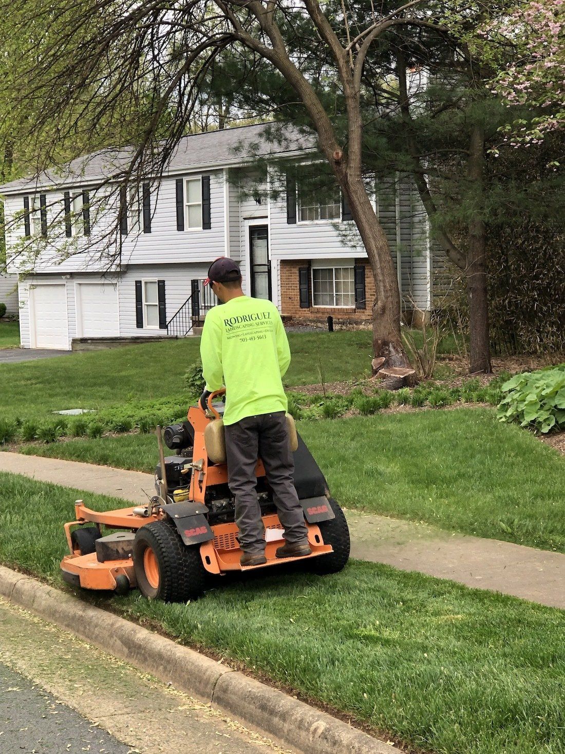 Residential Lawn mowing