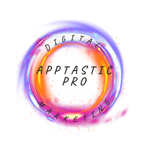 A logo for digital apptastic pro marketing