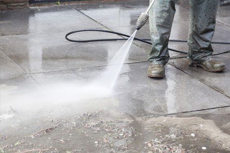 Driveway and patio cleaning