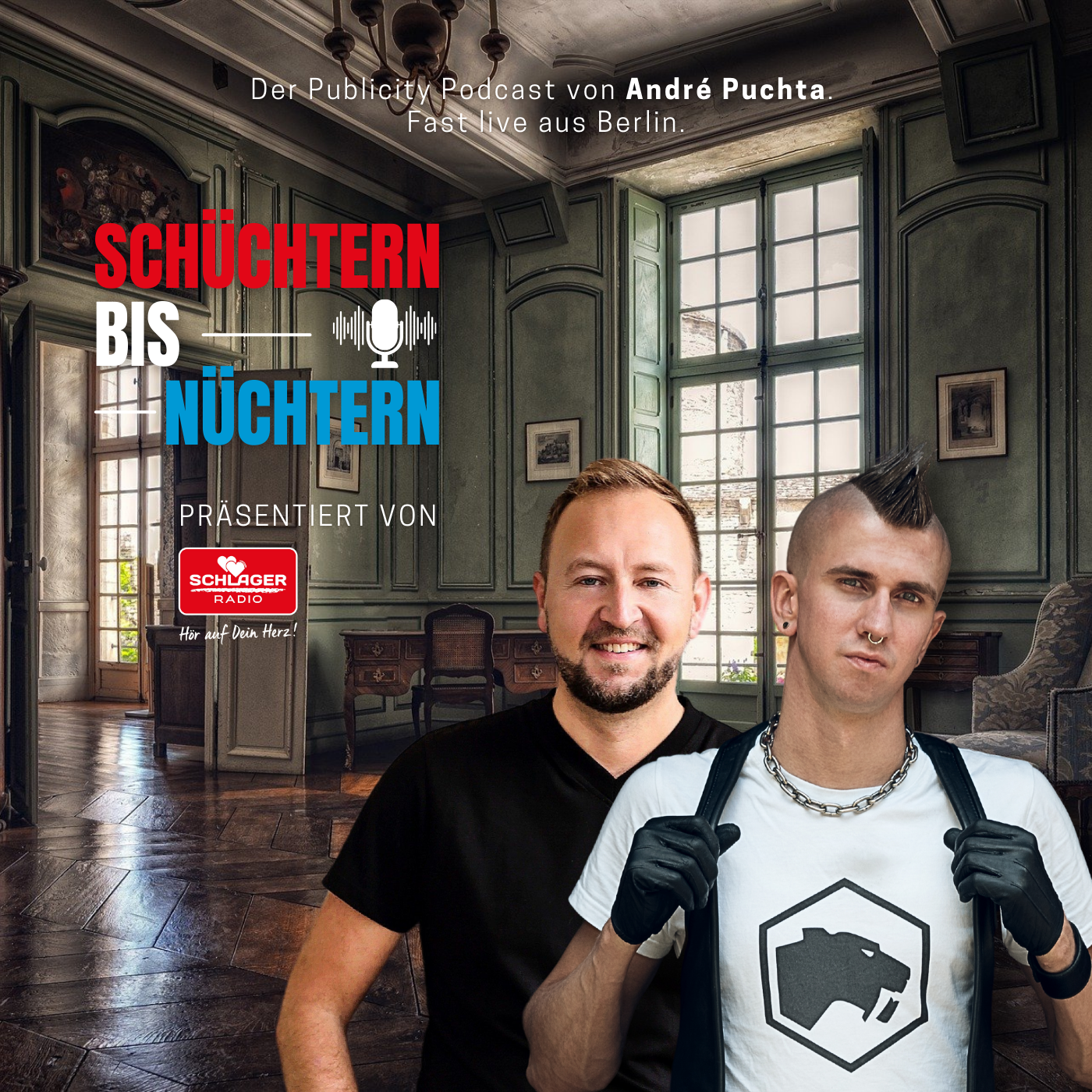 Das Bild zeigt das Cover einer Podcast-Folge von André Puchta.