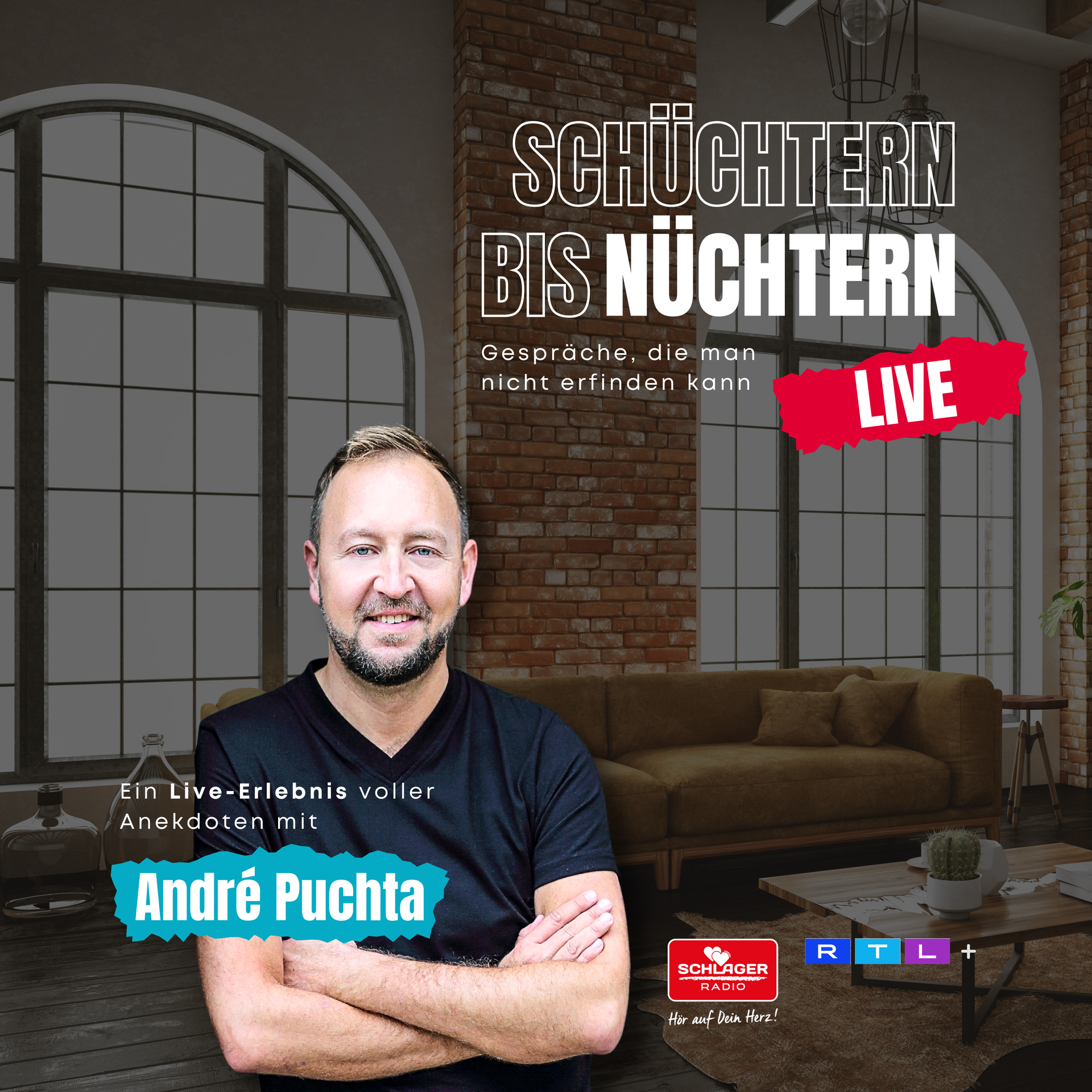 Das Bild zeigt das Cover einer Podcast-Folge von André Puchta.