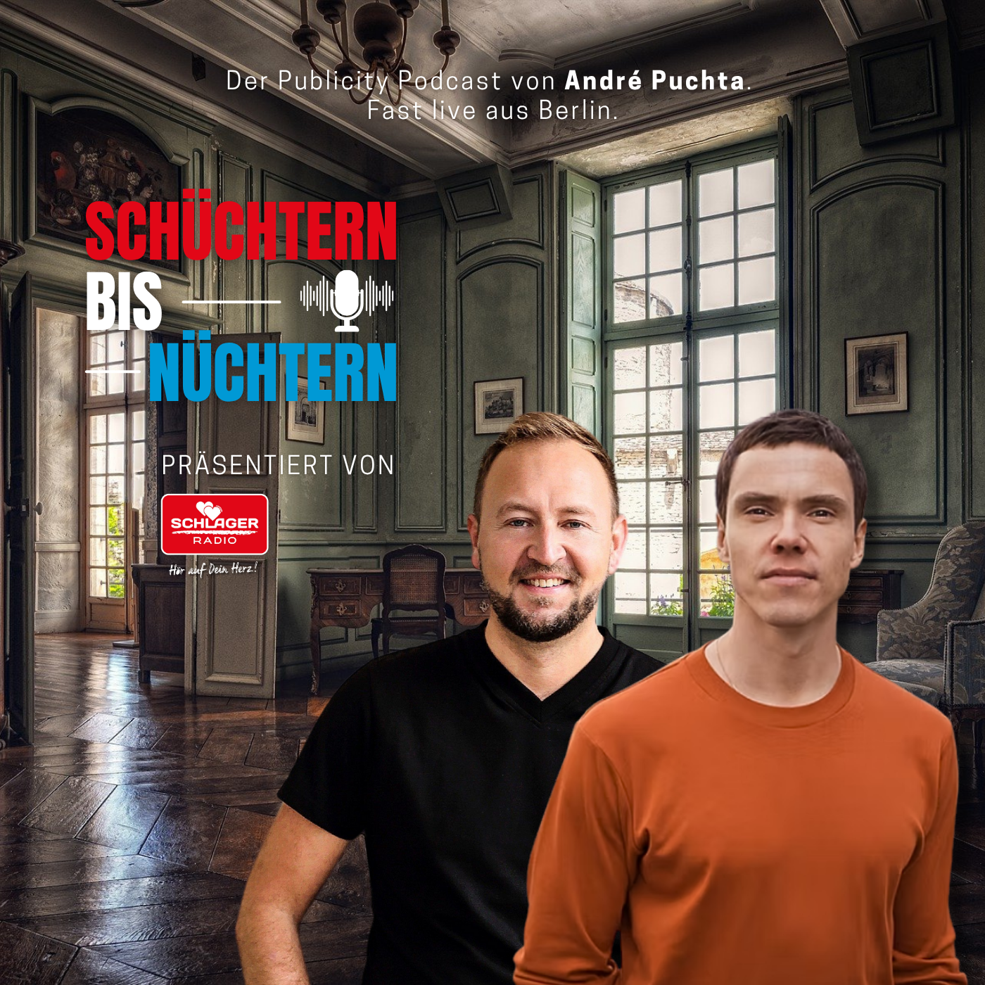 Das Bild zeigt das Cover einer Podcast-Folge von André Puchta.