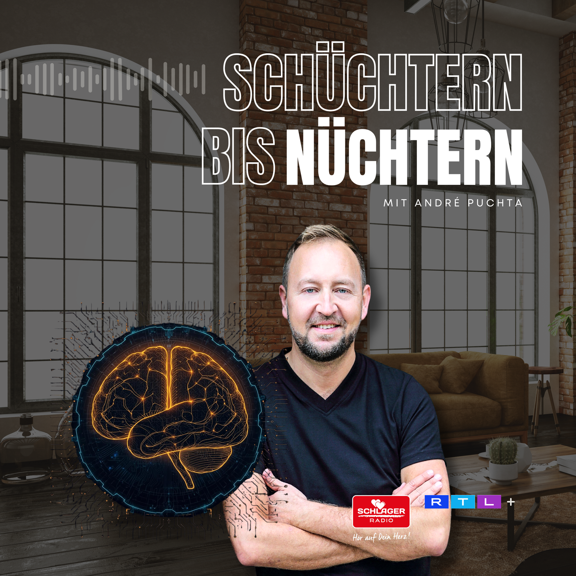 Das Bild zeigt das Cover einer Podcast-Folge von André Puchta.