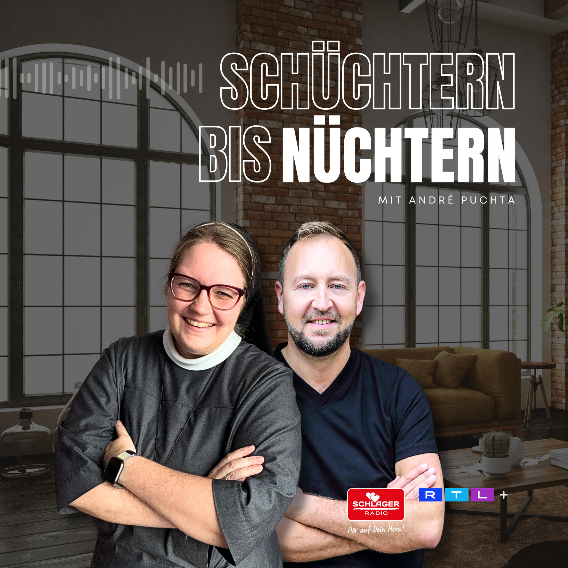Das Bild zeigt das Cover einer Podcast-Folge von André Puchta.