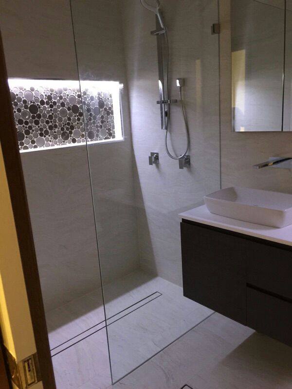 tile flooring in bathroom