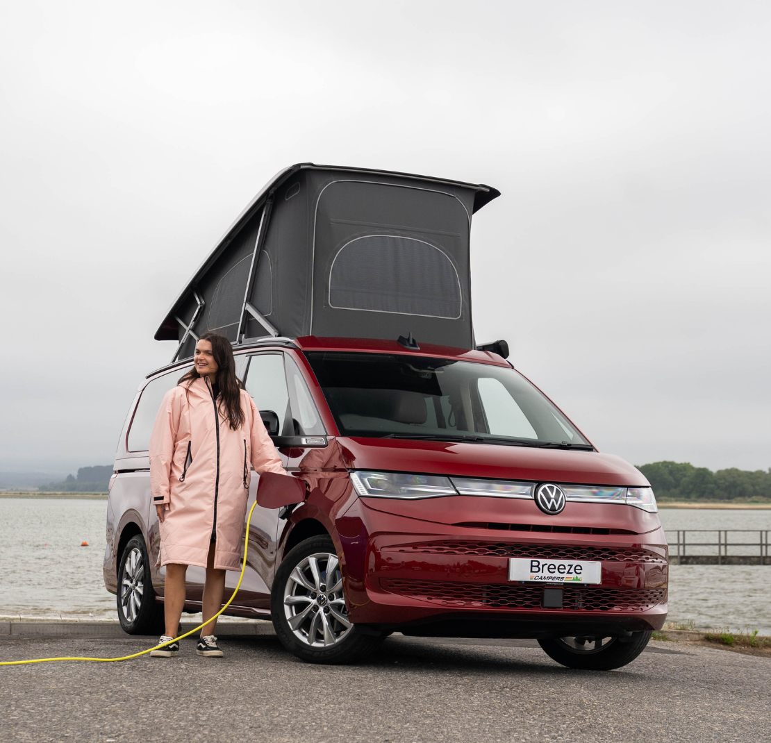 e Hybird california ocean being charged